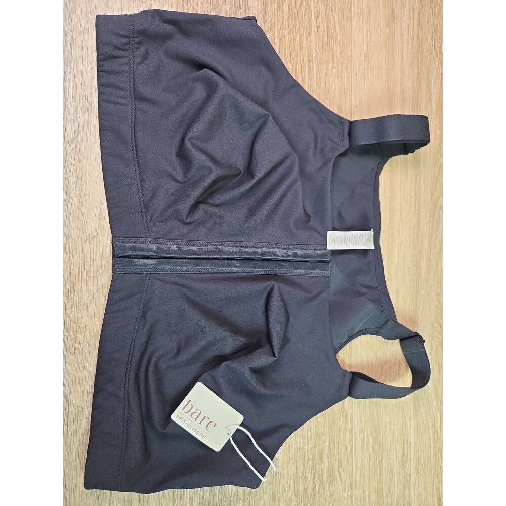 Bare Necessities Bra 40G Full Coverage B30397 Bare Bonded Posture Bra Black New